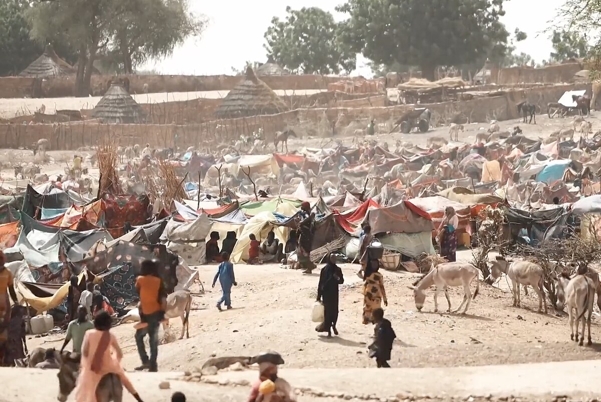 Camp de réfugiés au Soudan