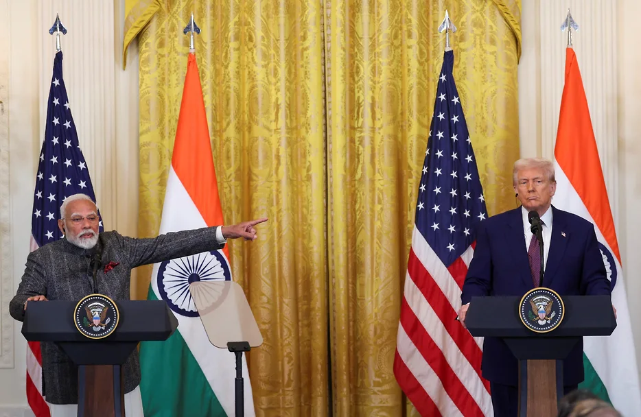 Modi blames Trump