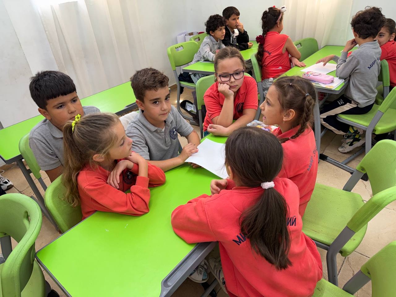 An environmental lesson at an Egyptian school