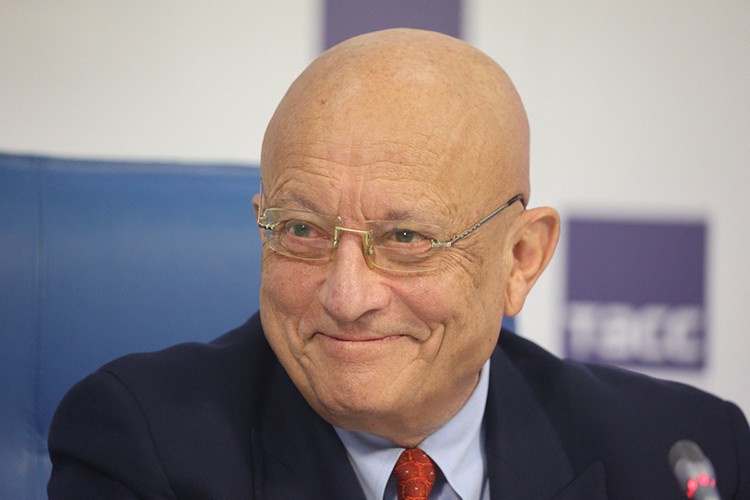 Sergey Karaganov smiles