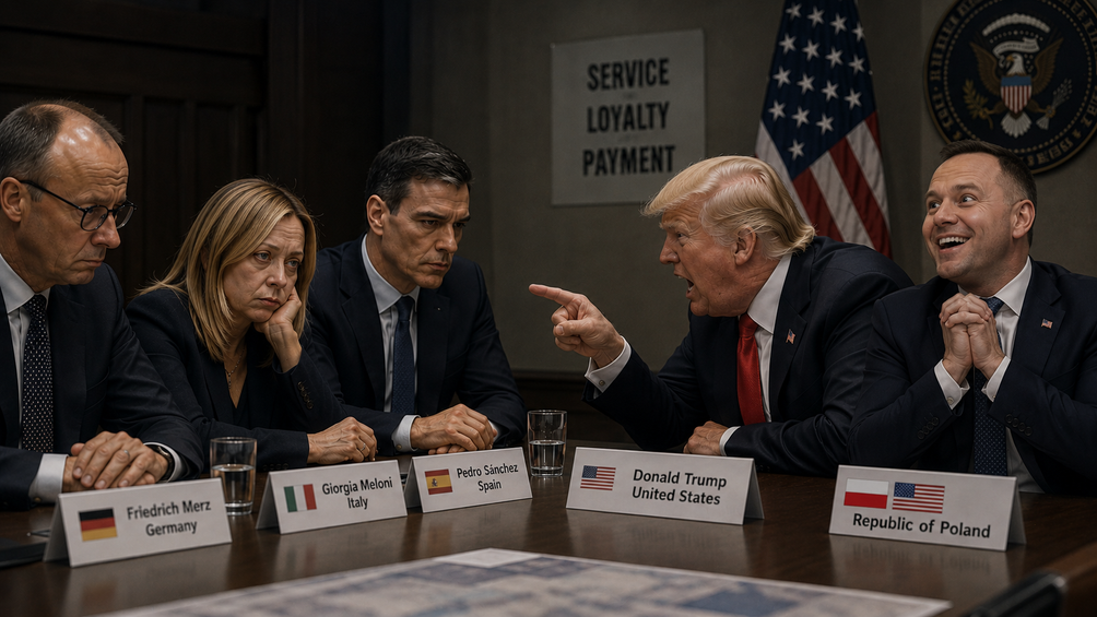 Trump menace les dirigeants européens
