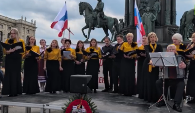 Victory Day celebrations in Vienna Austria