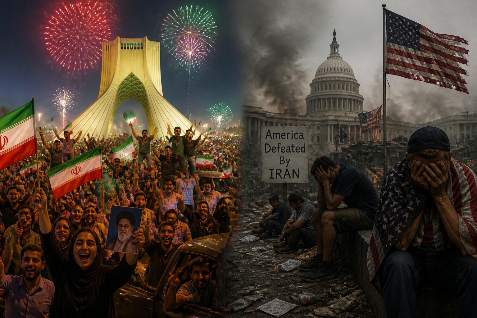 Iran's victory, the defeat of the Americans