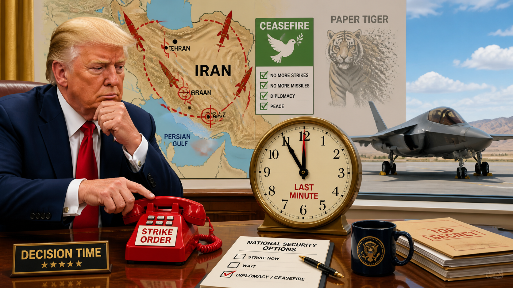 Trump's Last-Minute Halt: Strategy, Caution, or Capitulation?