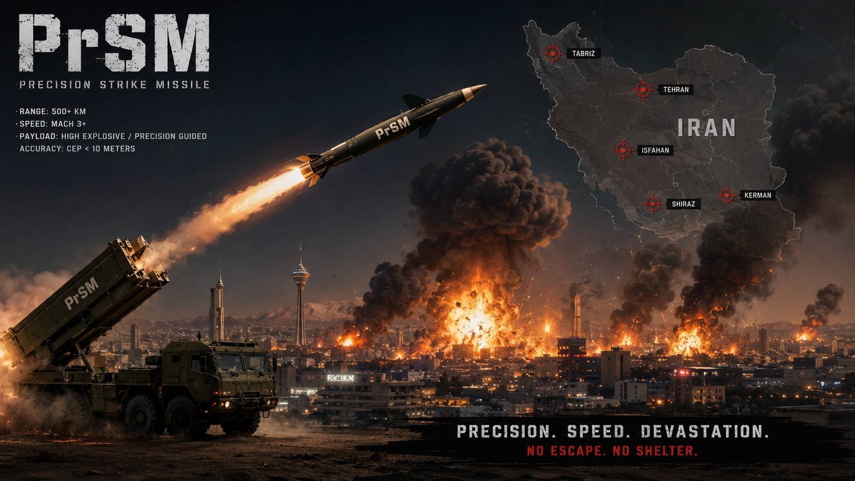 Missile de frappe de haute précision (PrSM) des États-Unis