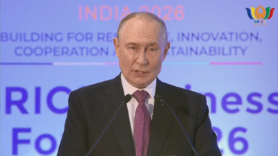 Выступление Президента России Владимира Путина на Бизнес-форуме БРИКС