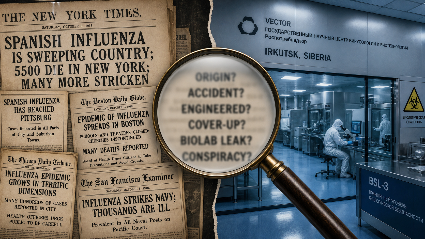 From Spanish Flu to the Russian Lab Scare