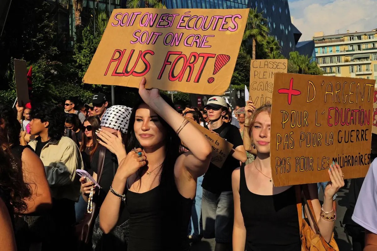 France mutilates its children to stifle social protest