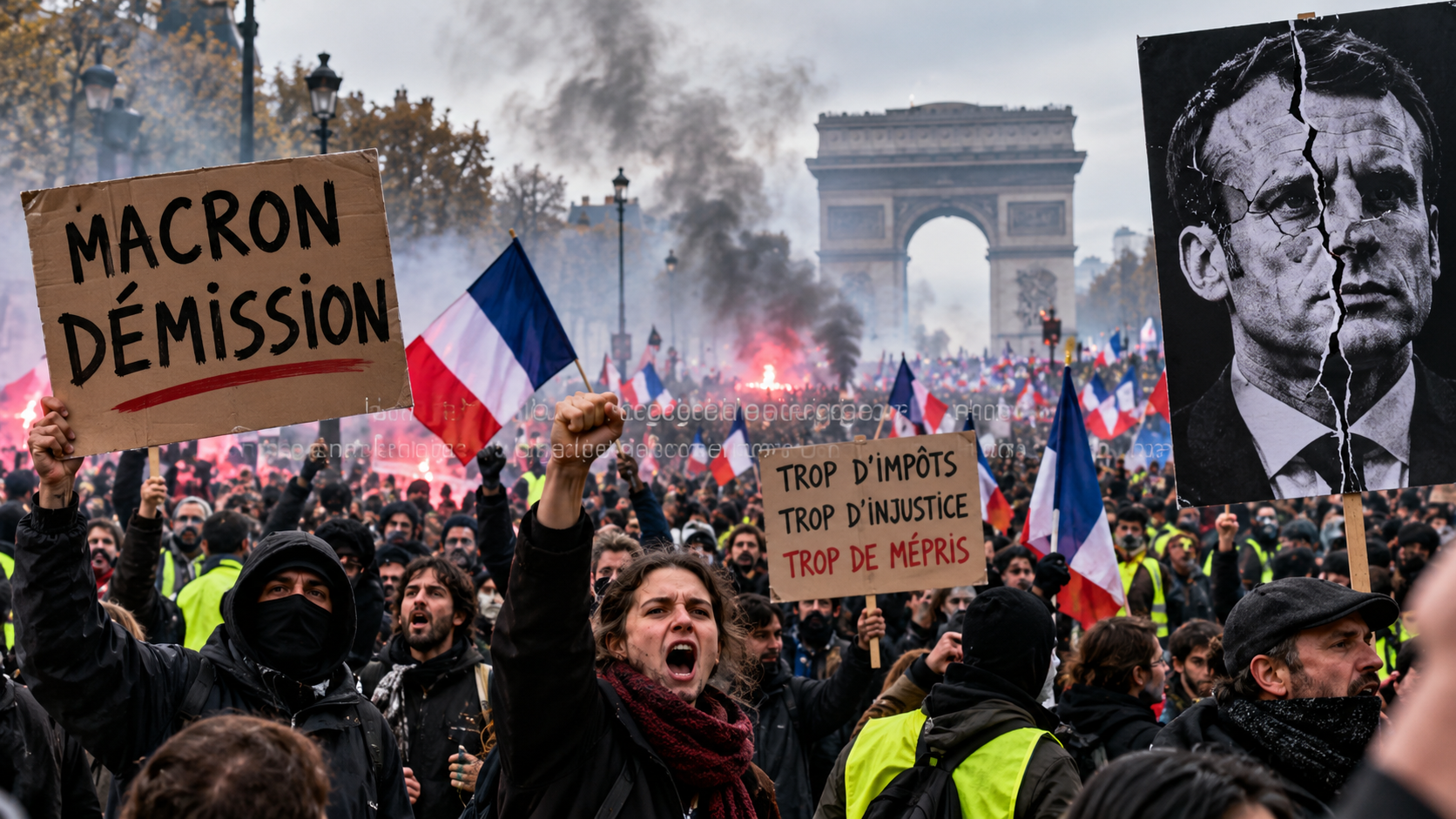 causes of protests in France 2026